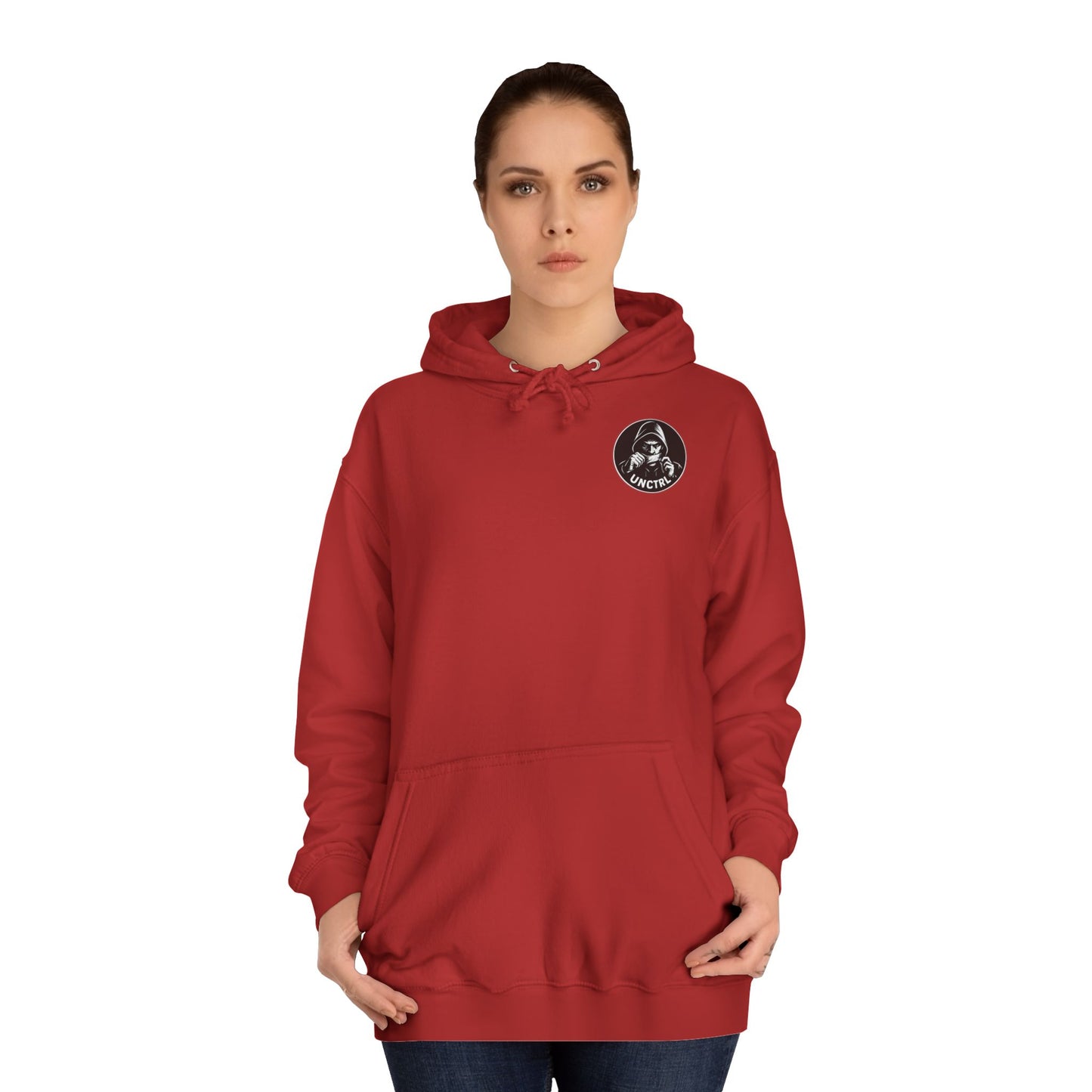 AI Humor Hoodie - "At This Point, Just Let AI Run the Country" College Pullover