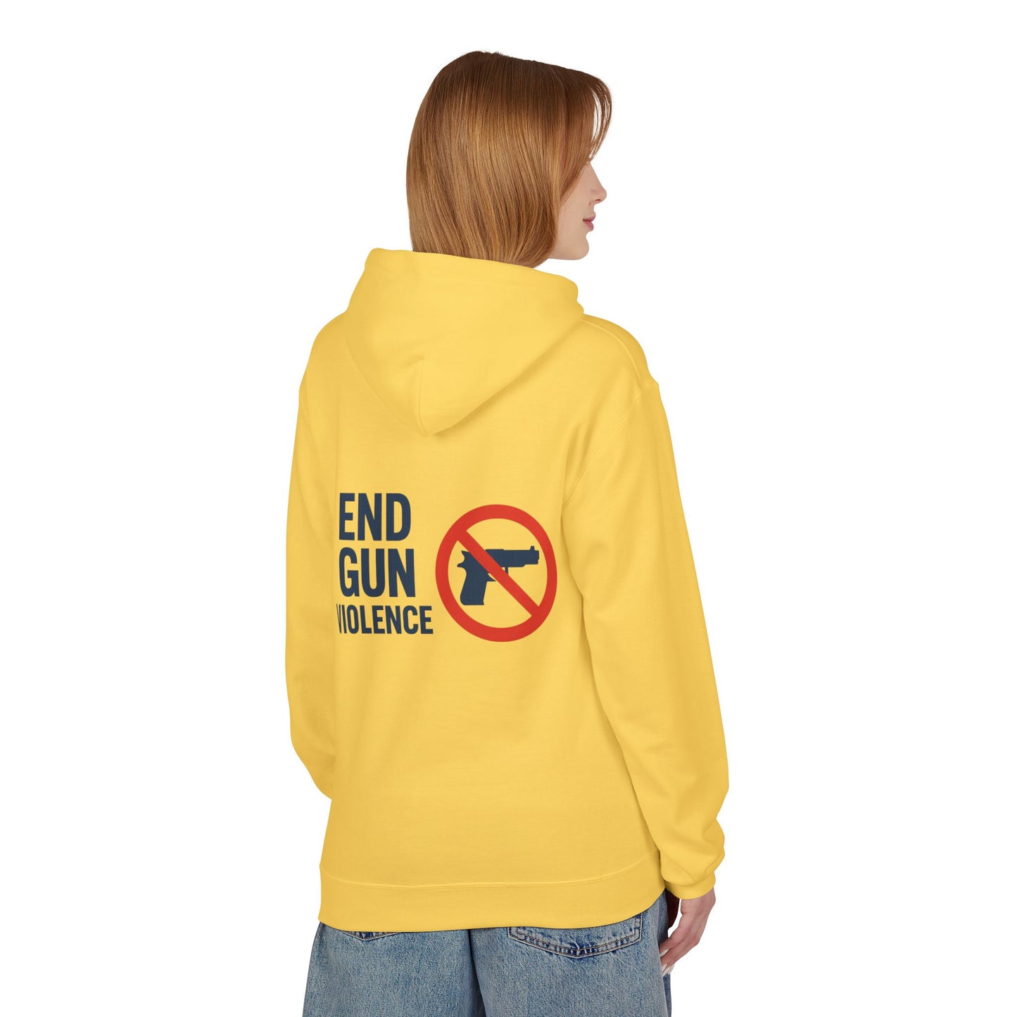 End Gun Violence Hoodie — Anti-Gun Rights Protest Graphic Pullover