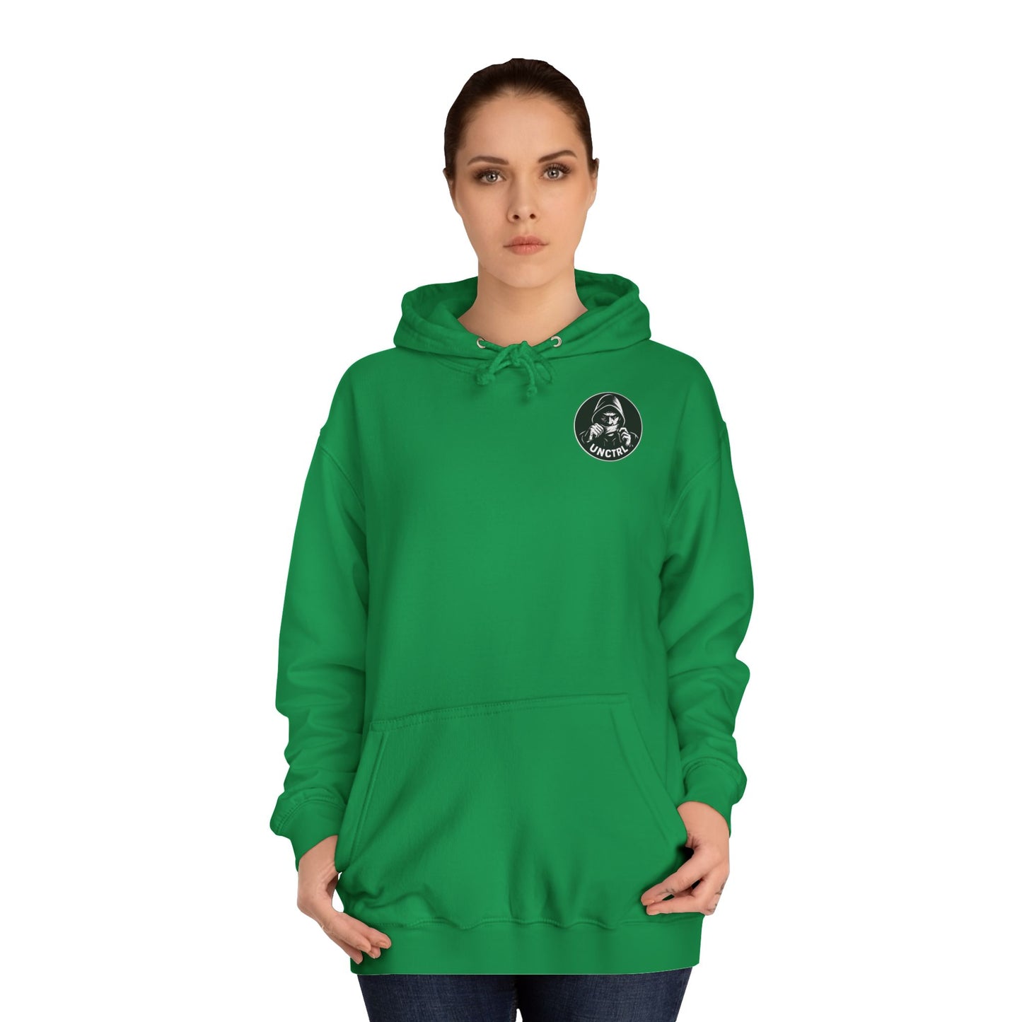 AI Humor Hoodie - "At This Point, Just Let AI Run the Country" College Pullover