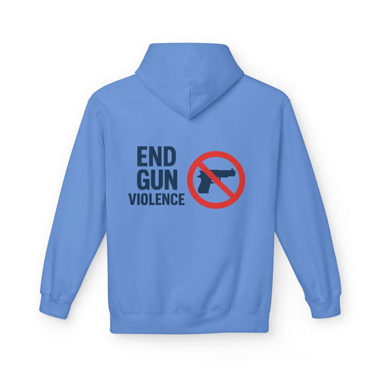 End Gun Violence Hoodie — Anti-Gun Rights Protest Graphic Pullover