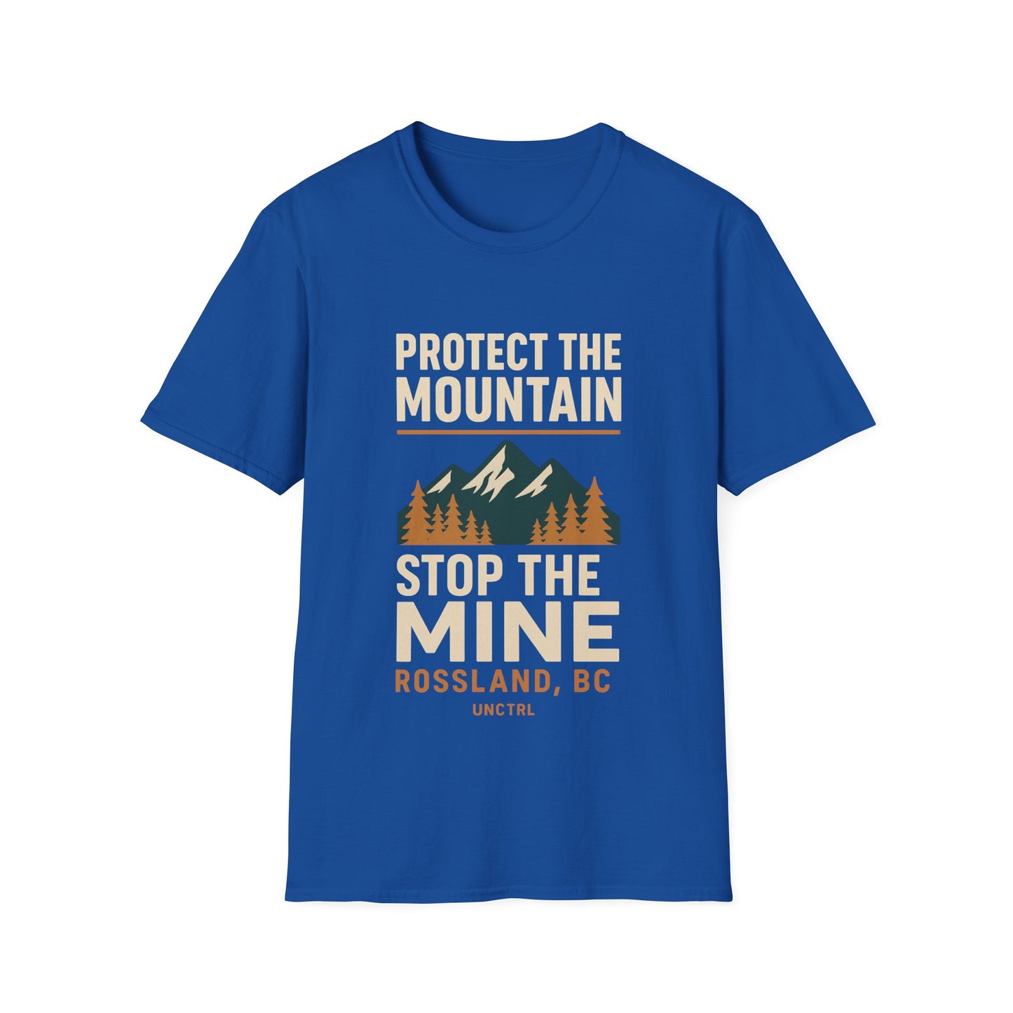Protect the Mountain Stop the Mine T-Shirt — Rossland BC
