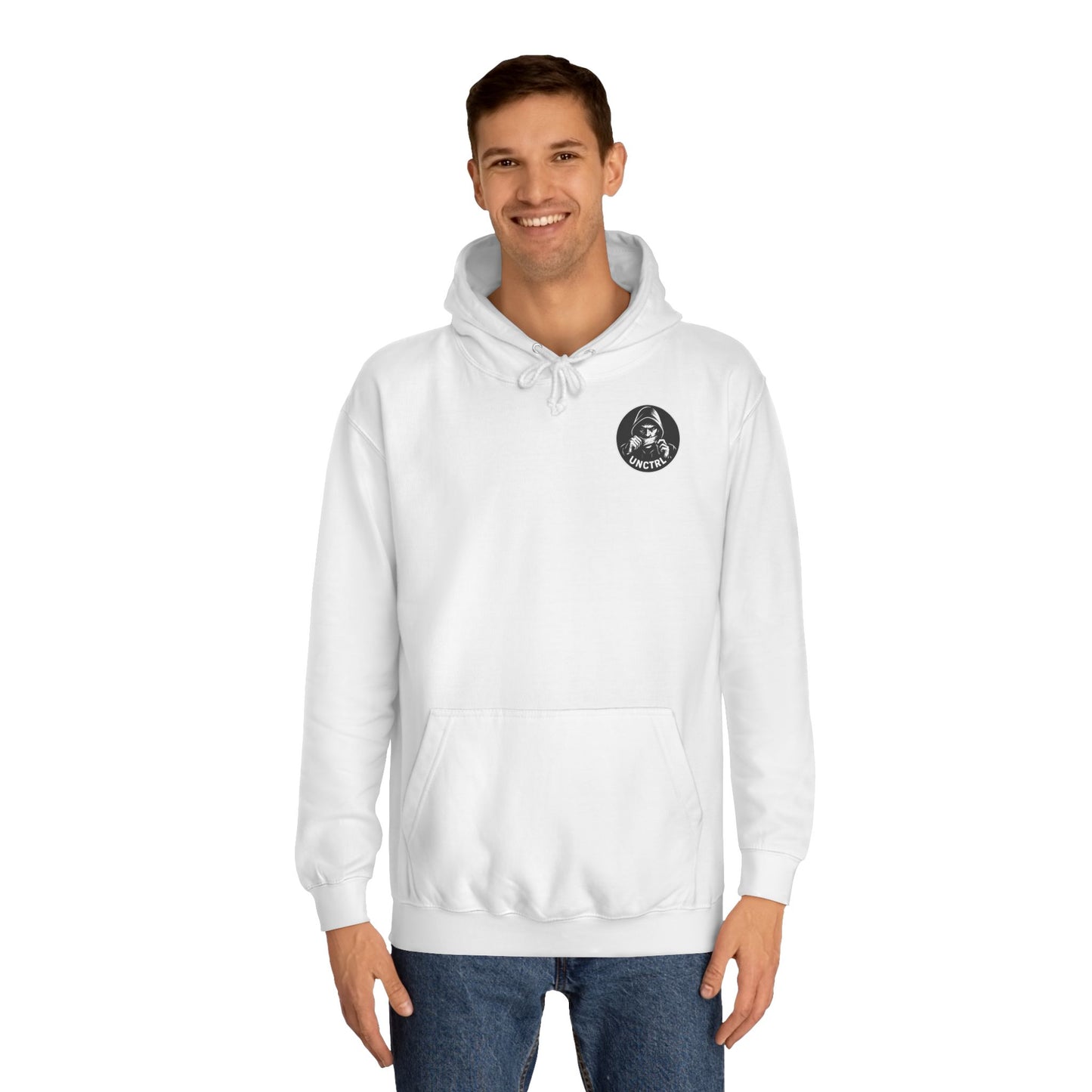 AI Humor Hoodie - "At This Point, Just Let AI Run the Country" College Pullover