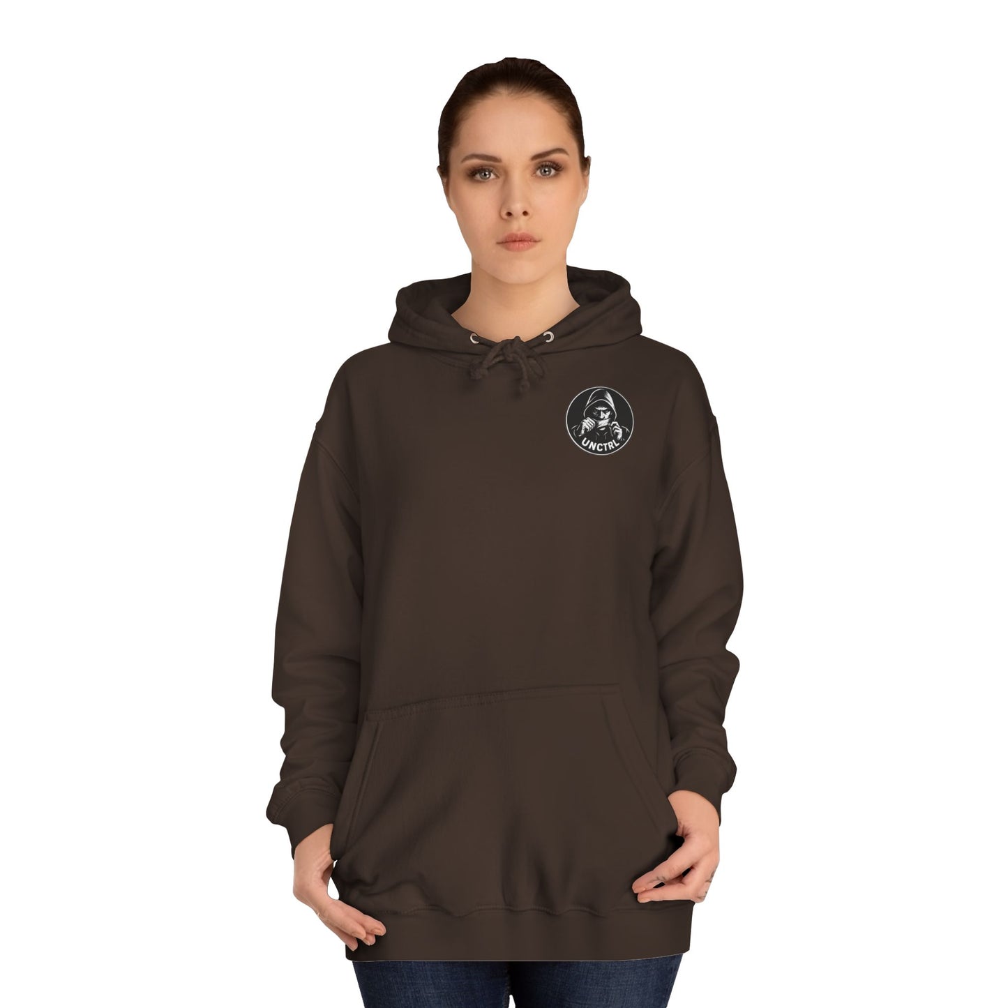 AI Humor Hoodie - "At This Point, Just Let AI Run the Country" College Pullover