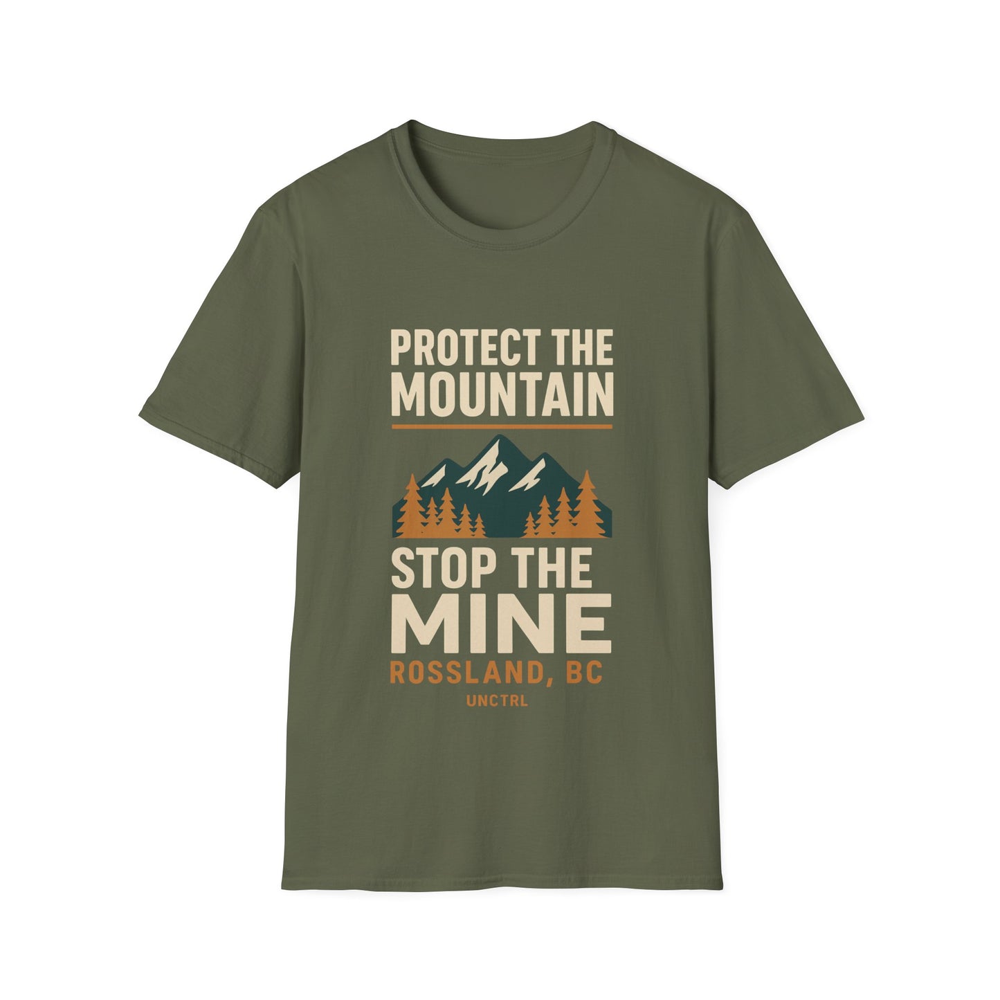 Protect the Mountain Stop the Mine T-Shirt — Rossland BC