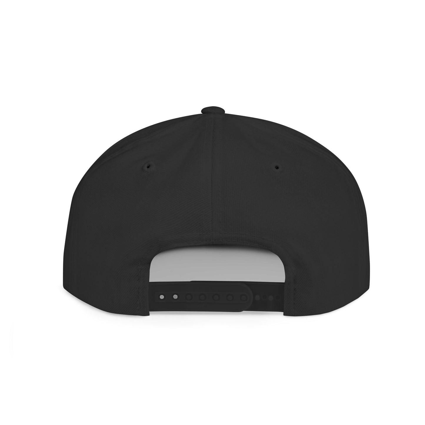 Snapback Hat — Vintage Astronaut Patch Flat-Bill Cap