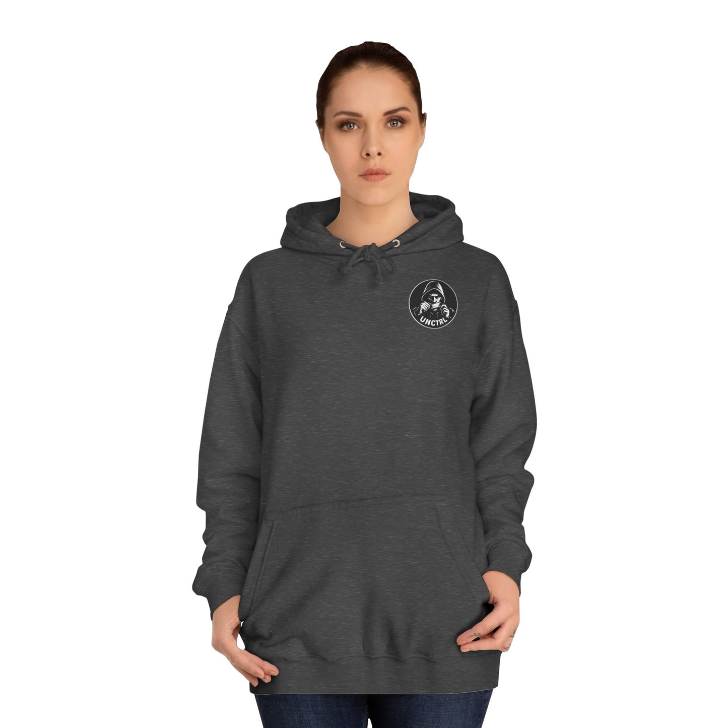 AI Humor Hoodie - "At This Point, Just Let AI Run the Country" College Pullover