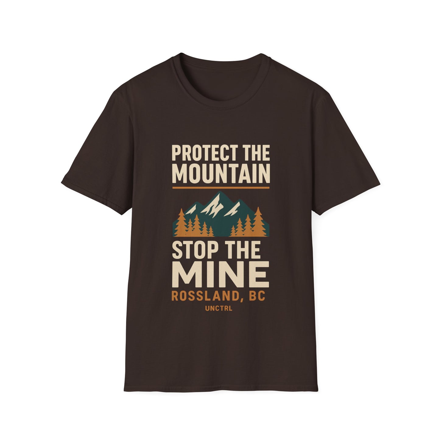Protect the Mountain Stop the Mine T-Shirt — Rossland BC