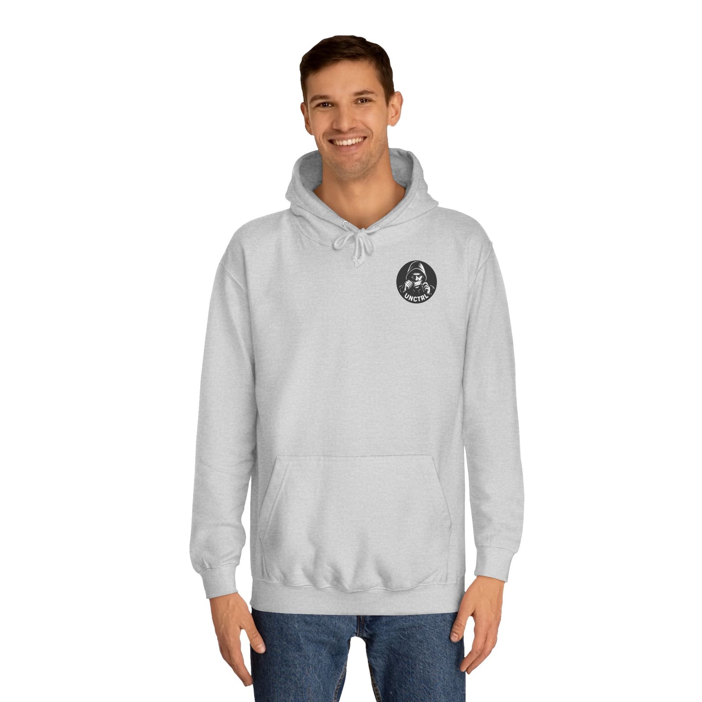 AI Humor Hoodie - "At This Point, Just Let AI Run the Country" College Pullover