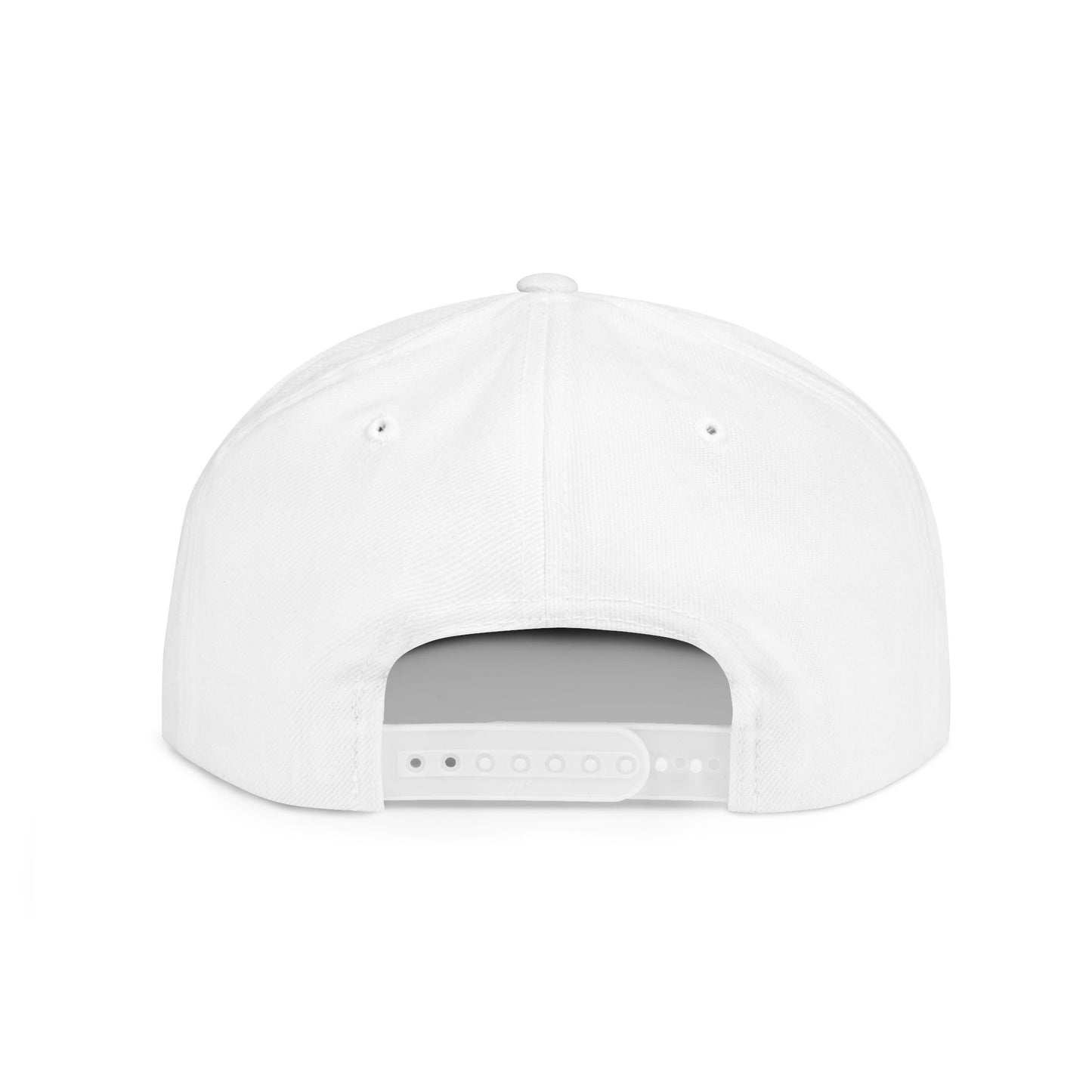 Snapback Hat — Vintage Astronaut Patch Flat-Bill Cap