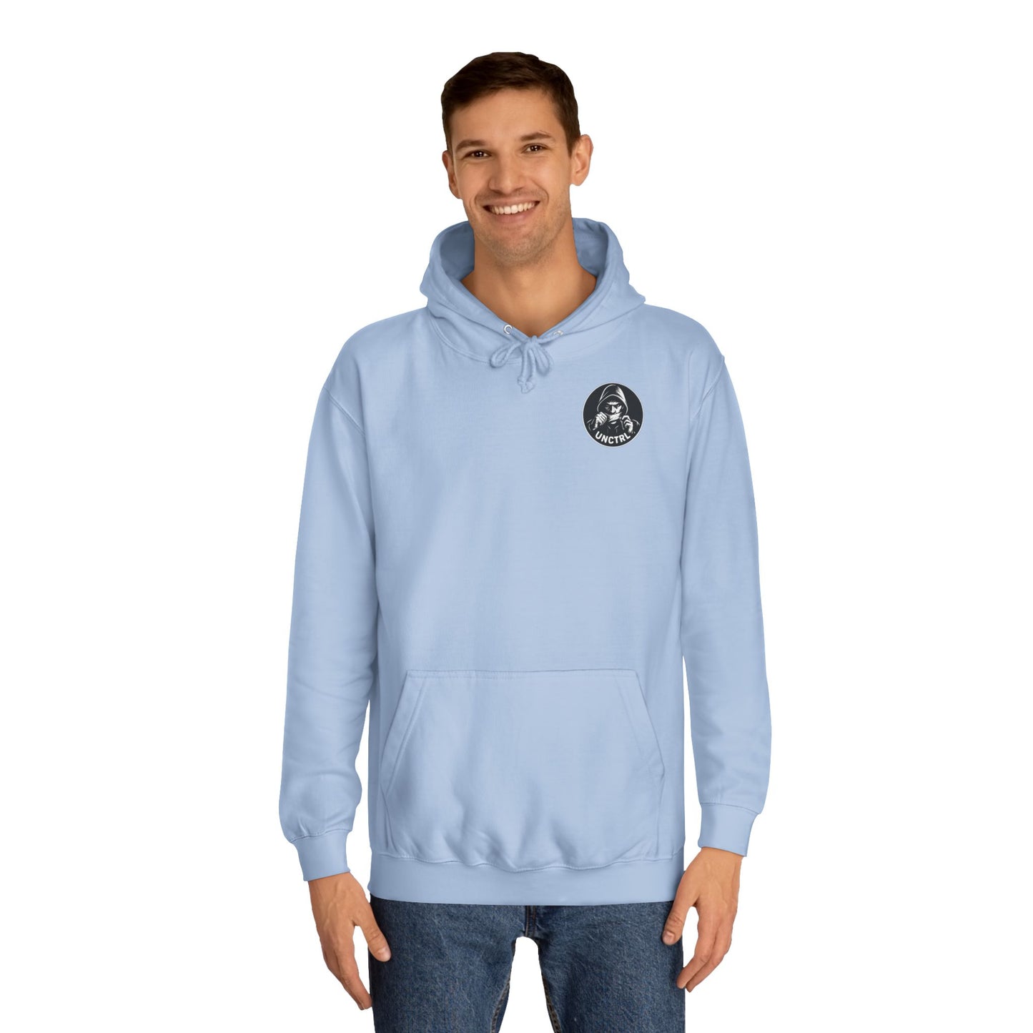 AI Humor Hoodie - "At This Point, Just Let AI Run the Country" College Pullover