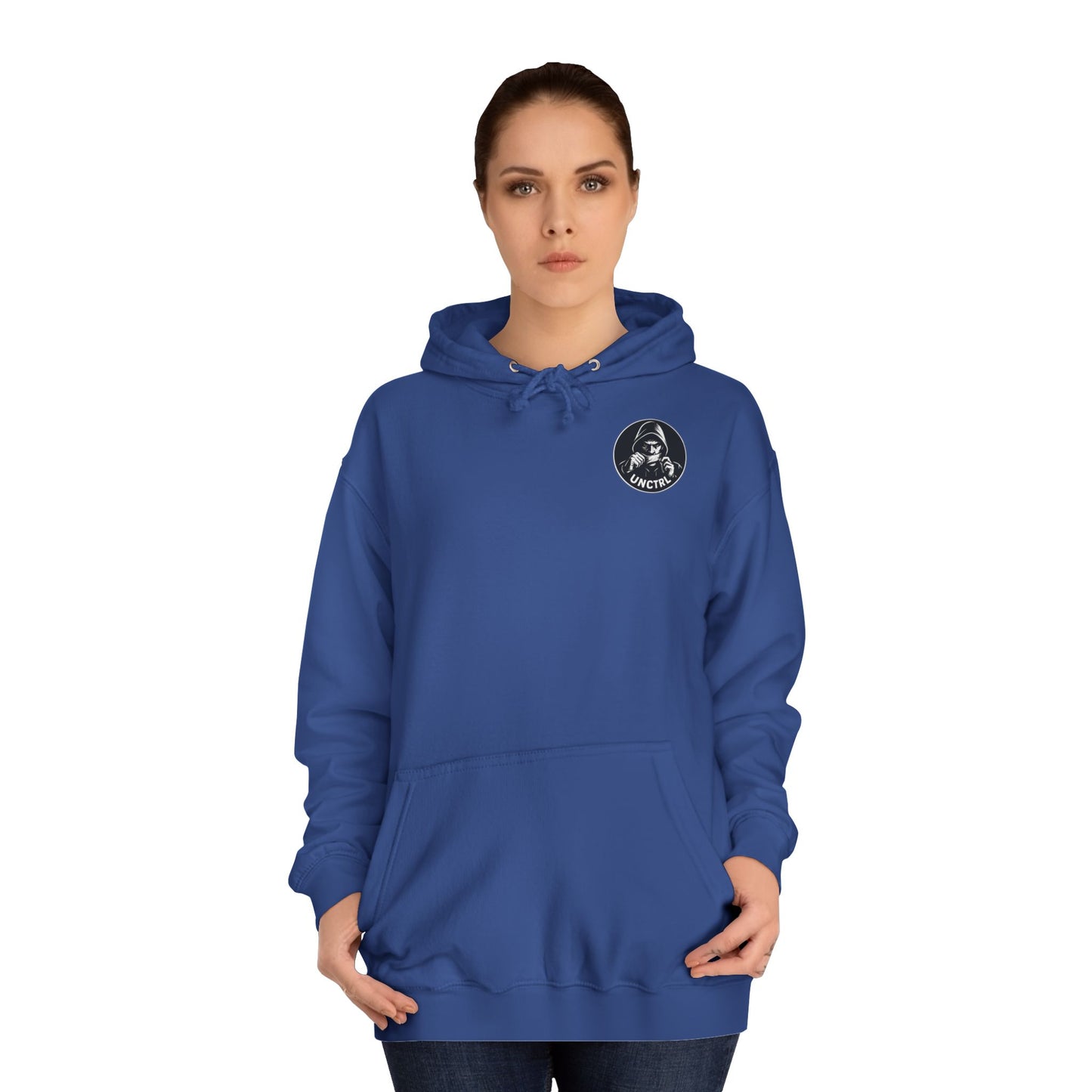 AI Humor Hoodie - "At This Point, Just Let AI Run the Country" College Pullover