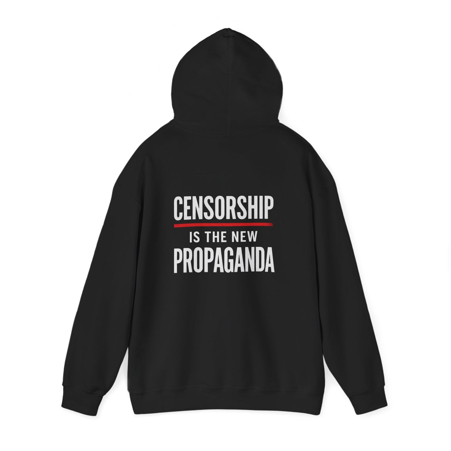 Censorship Is The New Propaganda Hoodie — UNCTRL Graphic Streetwear