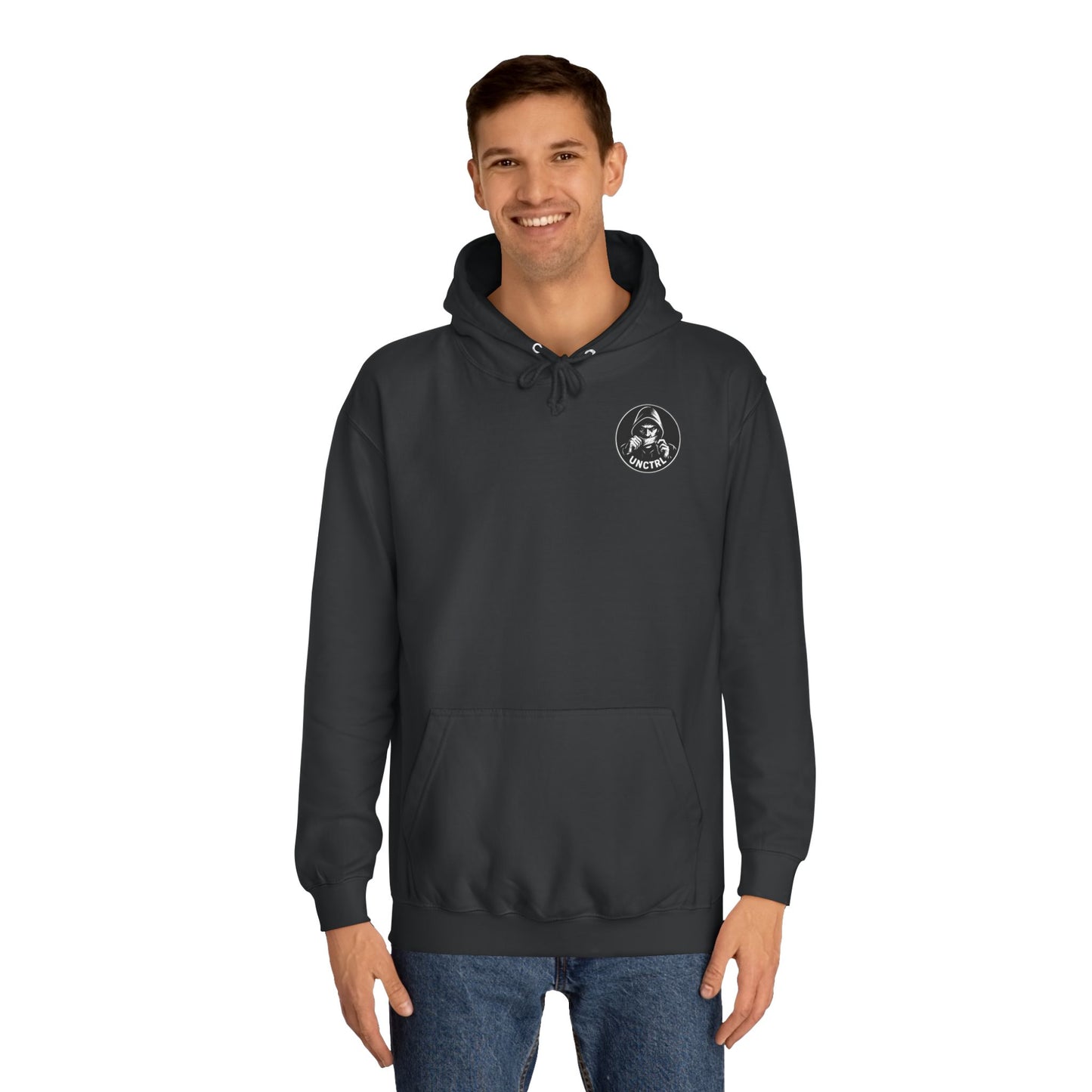AI Humor Hoodie - "At This Point, Just Let AI Run the Country" College Pullover