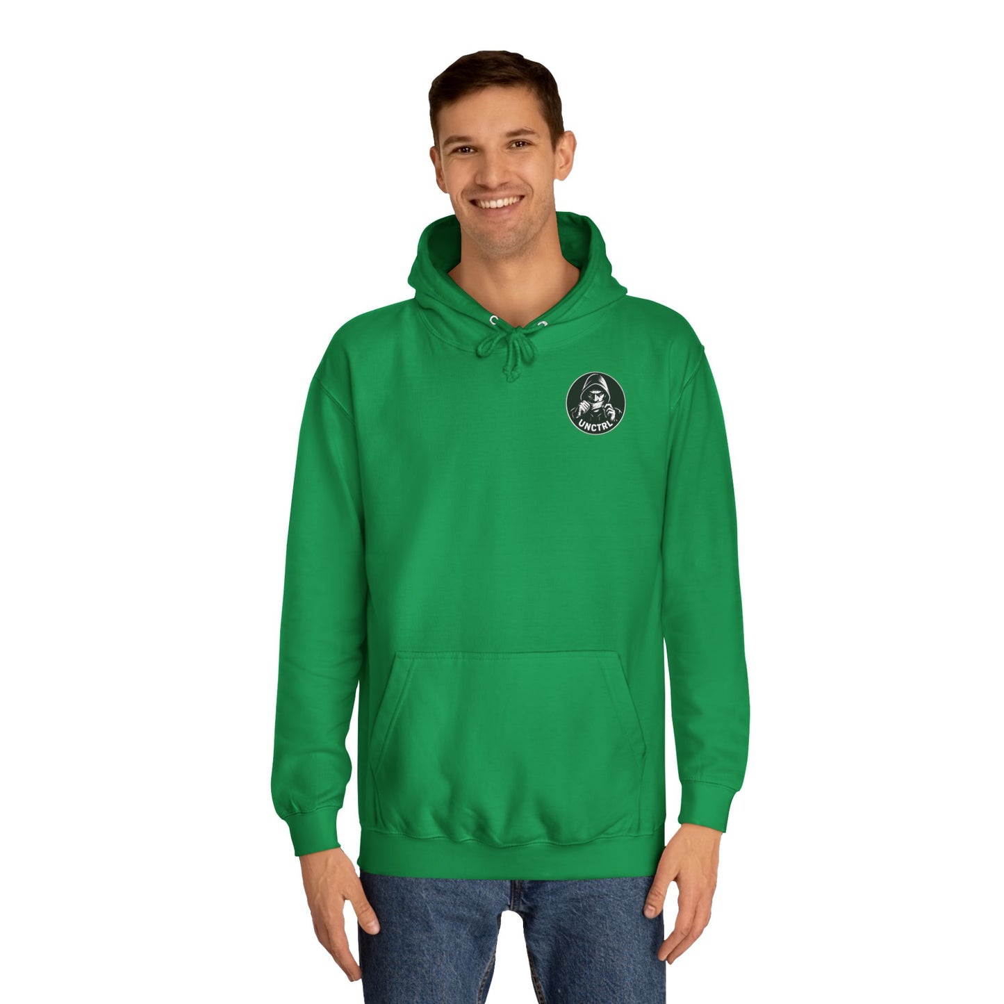 AI Humor Hoodie - "At This Point, Just Let AI Run the Country" College Pullover