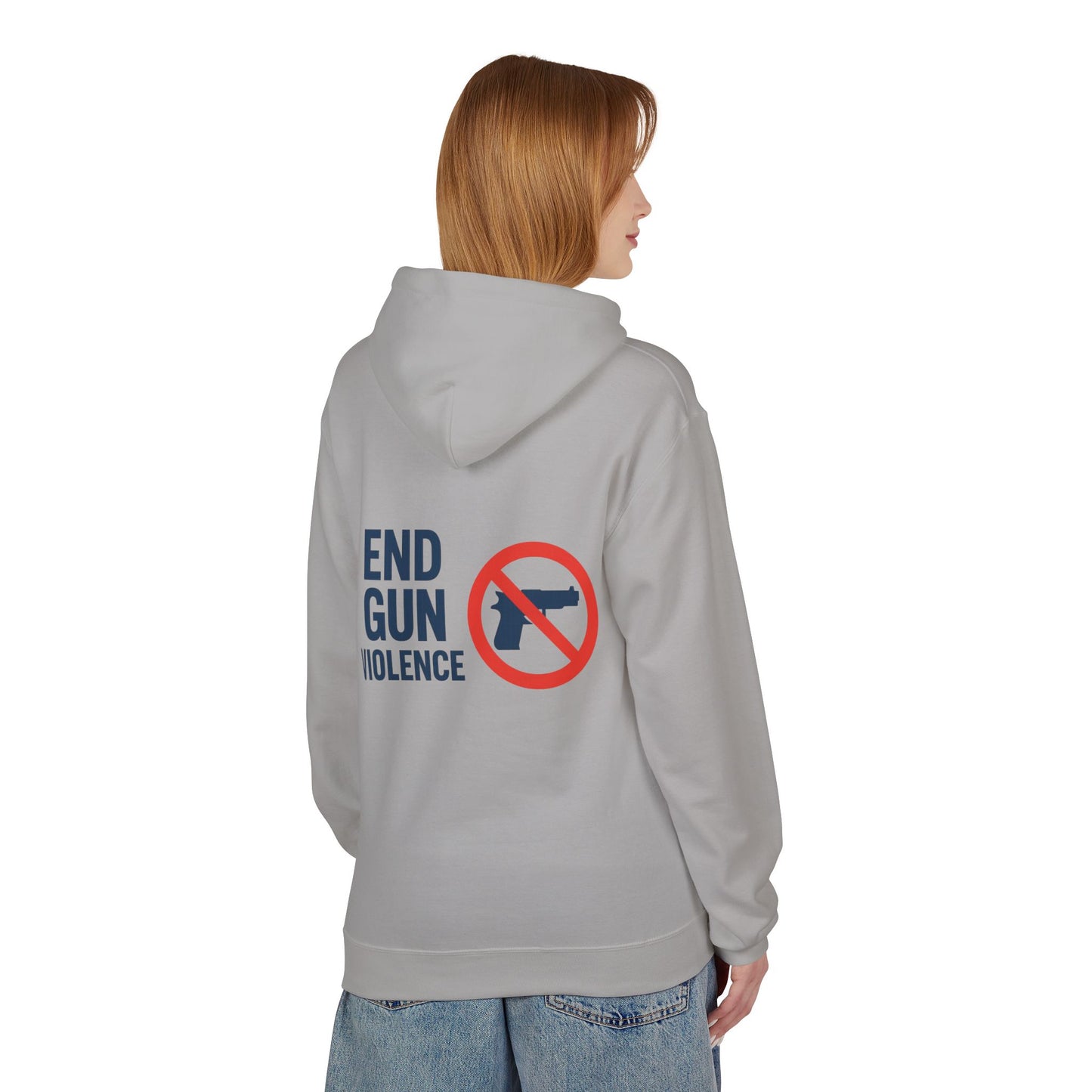 End Gun Violence Hoodie — Anti-Gun Rights Protest Graphic Pullover