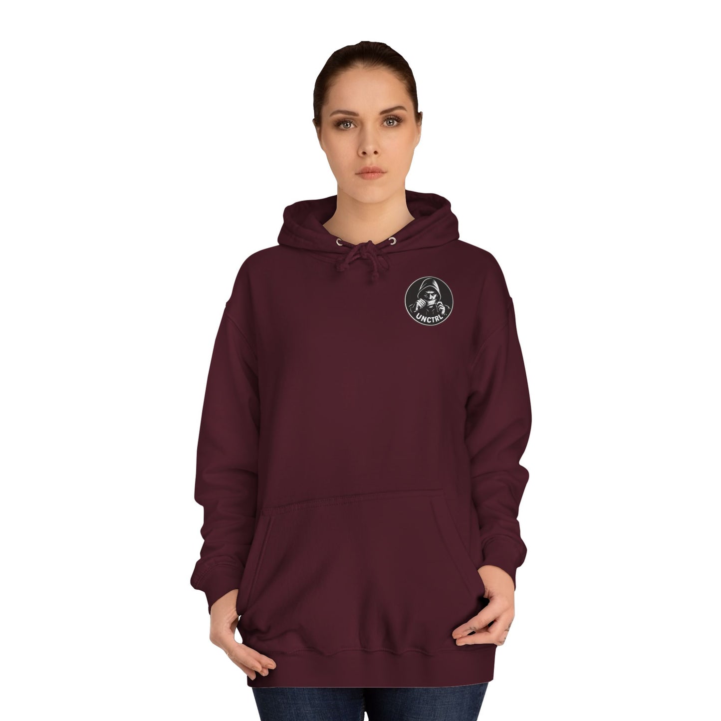 AI Humor Hoodie - "At This Point, Just Let AI Run the Country" College Pullover