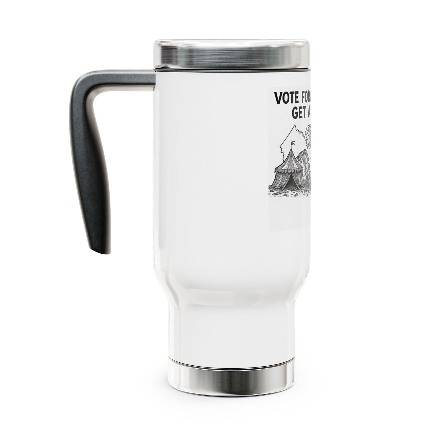Political Statement Travel Mug — "If Government Is The Answer, It Was A Bad Question" 14oz Stainless Steel