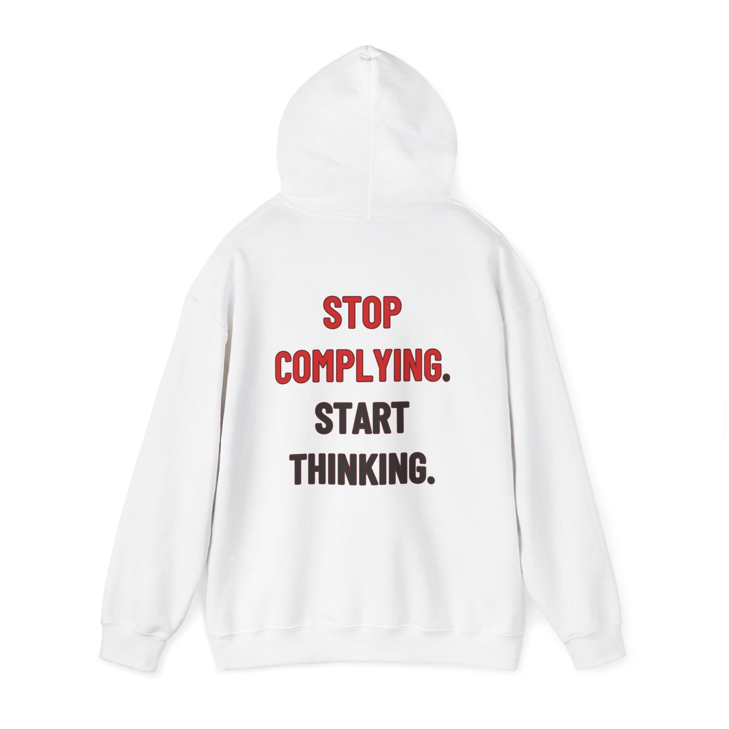 Unctrl Hoodie — “STOP COMPLYING. START THINKING.” Graphic Streetwear Hoodie