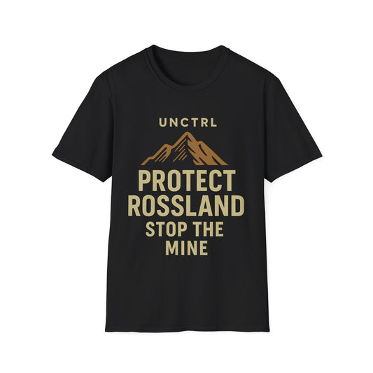 Protect Rossland Tee – Stop the Mine Mountain - Unisex T-Shirt