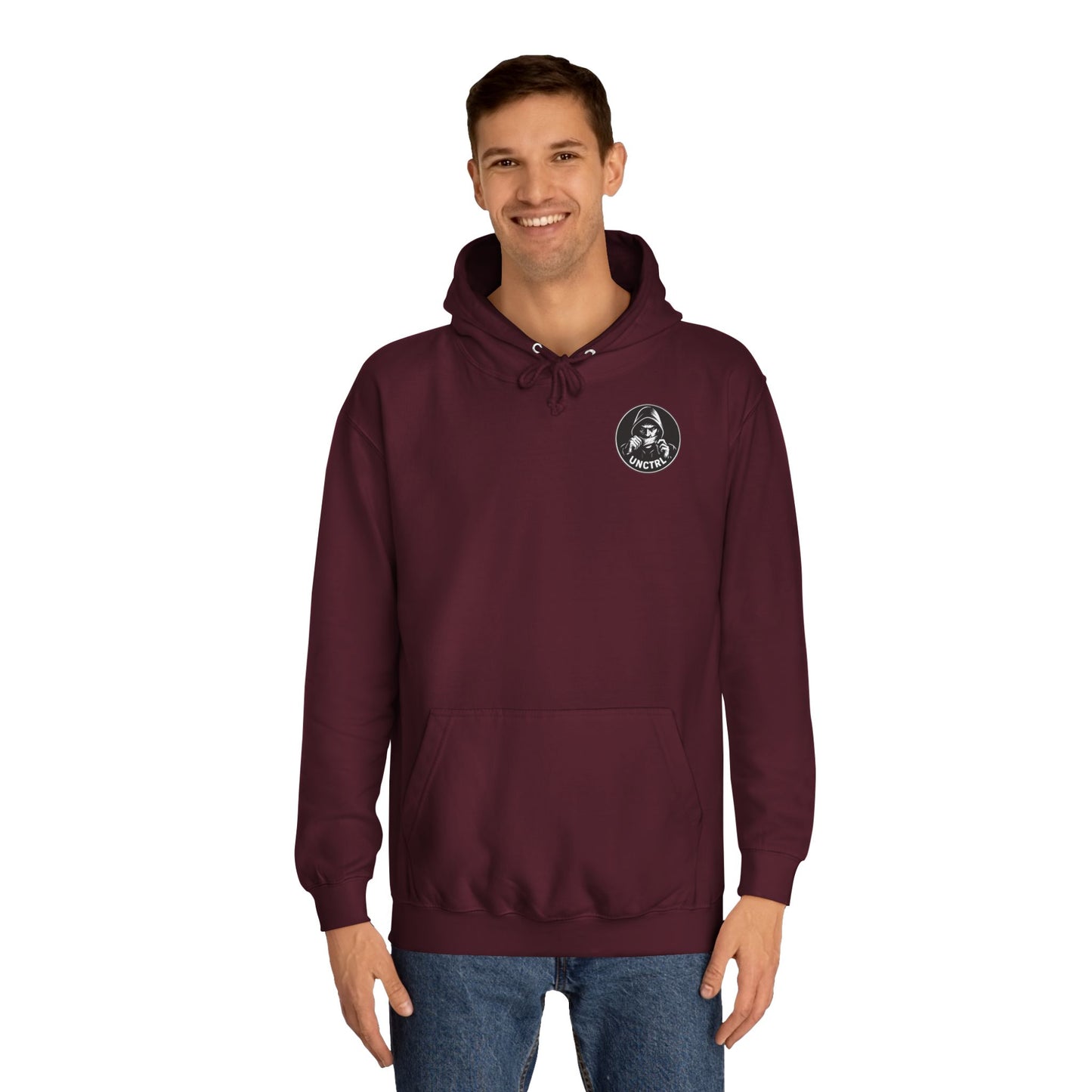 AI Humor Hoodie - "At This Point, Just Let AI Run the Country" College Pullover