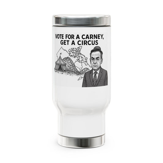 Political Statement Travel Mug — "If Government Is The Answer, It Was A Bad Question" 14oz Stainless Steel